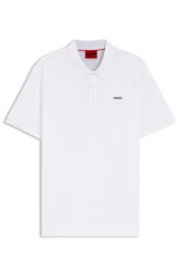 Hugo Boss Cotton-piqué polo shirt with logo print - Image 5
