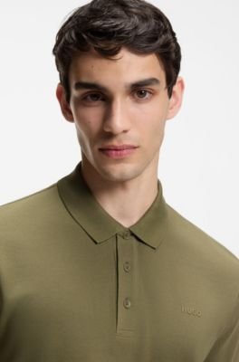 Hugo Boss Cotton-piqué polo shirt with logo print - Image 8