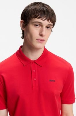 Hugo Boss Cotton-piqué polo shirt with logo print - Image 18