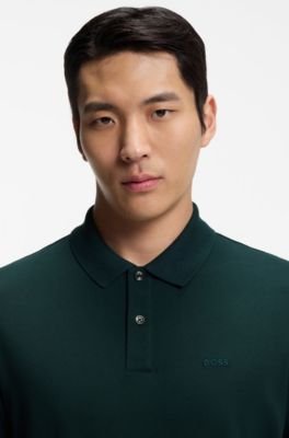 Hugo Boss Pallas logo-detail polo shirt in cotton piqué - Image 5
