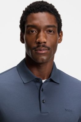 Hugo Boss Long-sleeved polo shirt in interlock cotton with logo - Image 8