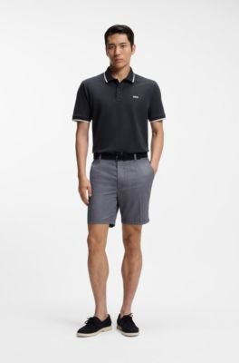 Hugo Boss Cotton-piqué polo shirt with contrast tipping - Image 13