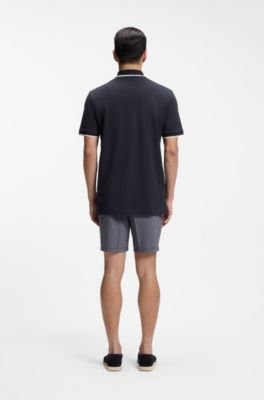 Hugo Boss Cotton-piqué polo shirt with contrast tipping - Image 14