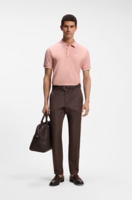 Hugo Boss Cotton-piqué polo shirt with contrast tipping - Image 28