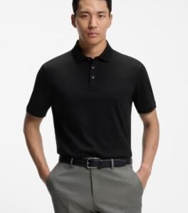 Hugo Boss Regular-fit polo shirt in mercerized Italian cotton