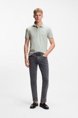 Hugo Boss Stretch-cotton slim-fit polo shirt with logo patch - Image 8
