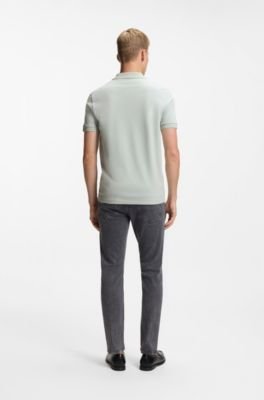 Hugo Boss Stretch-cotton slim-fit polo shirt with logo patch - Image 9