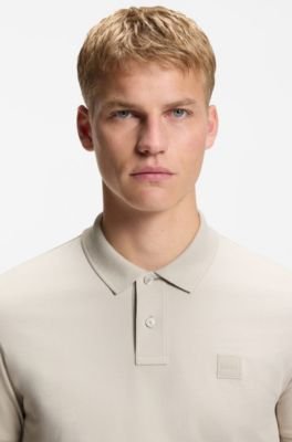 Hugo Boss Stretch-cotton slim-fit polo shirt with logo patch - Image 12