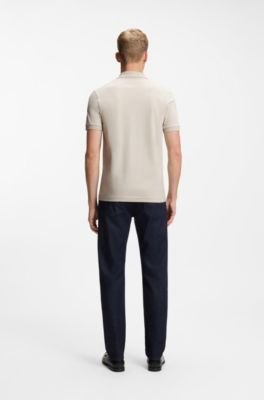Hugo Boss Stretch-cotton slim-fit polo shirt with logo patch - Image 14