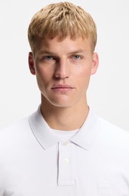Hugo Boss Stretch-cotton slim-fit polo shirt with logo patch - Image 17