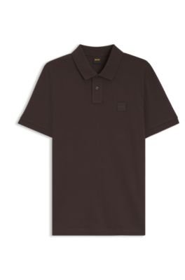 Hugo Boss Stretch-cotton slim-fit polo shirt with logo patch - Image 25