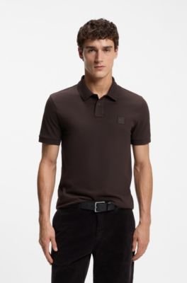 Hugo Boss Stretch-cotton slim-fit polo shirt with logo patch - Image 21