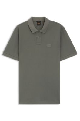 Hugo Boss Stretch-cotton slim-fit polo shirt with logo patch - Image 30