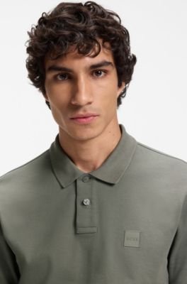 Hugo Boss Stretch-cotton slim-fit polo shirt with logo patch - Image 27