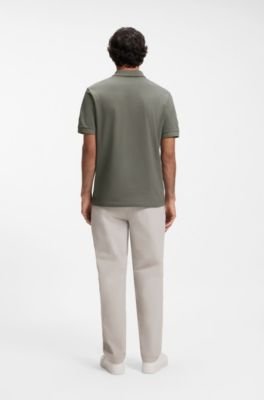 Hugo Boss Stretch-cotton slim-fit polo shirt with logo patch - Image 29