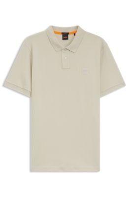 Hugo Boss Stretch-cotton slim-fit polo shirt with logo patch - Image 35