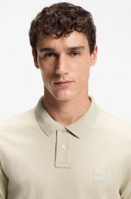 Hugo Boss Stretch-cotton slim-fit polo shirt with logo patch - Image 32