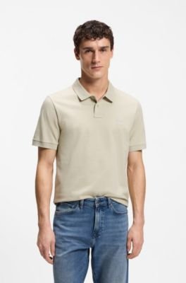 Hugo Boss Stretch-cotton slim-fit polo shirt with logo patch - Image 31
