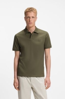 Hugo Boss Stretch-cotton slim-fit polo shirt with logo patch - Image 36