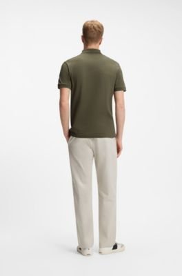 Hugo Boss Stretch-cotton slim-fit polo shirt with logo patch - Image 39