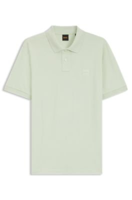 Hugo Boss Stretch-cotton slim-fit polo shirt with logo patch - Image 50