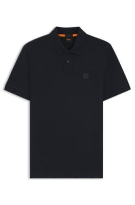 Hugo Boss Stretch-cotton slim-fit polo shirt with logo patch - Image 55