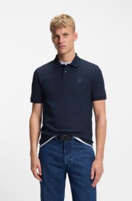 Hugo Boss Stretch-cotton slim-fit polo shirt with logo patch - Image 66