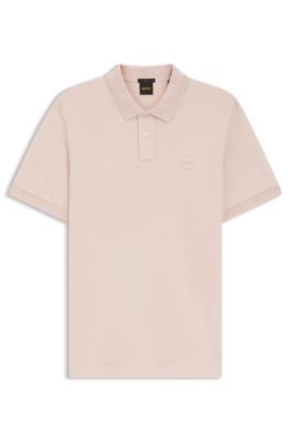 Hugo Boss Stretch-cotton slim-fit polo shirt with logo patch - Image 80