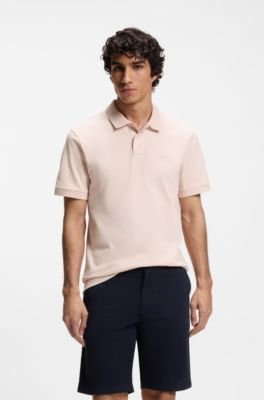 Hugo Boss Stretch-cotton slim-fit polo shirt with logo patch - Image 76