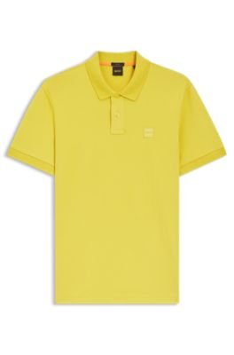Hugo Boss Stretch-cotton slim-fit polo shirt with logo patch - Image 85