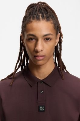 Hugo Boss Stacked-logo polo shirt in interlock cotton - Image 17