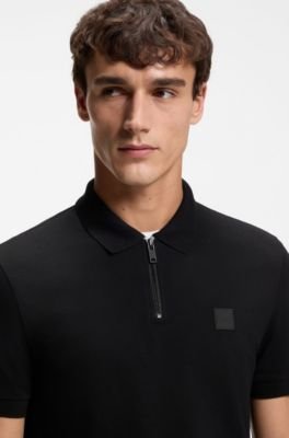 Hugo Boss Stretch-cotton slim-fit polo shirt with logo patch - Image 2