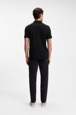 Hugo Boss Stretch-cotton slim-fit polo shirt with logo patch - Image 4