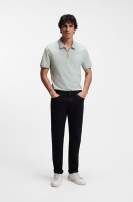 Hugo Boss Stretch-cotton slim-fit polo shirt with logo patch - Image 8