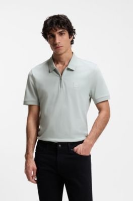 Hugo Boss Stretch-cotton slim-fit polo shirt with logo patch - Image 6