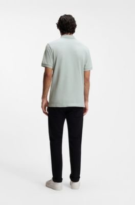 Hugo Boss Stretch-cotton slim-fit polo shirt with logo patch - Image 9