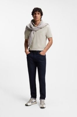 Hugo Boss Stretch-cotton slim-fit polo shirt with logo patch - Image 13