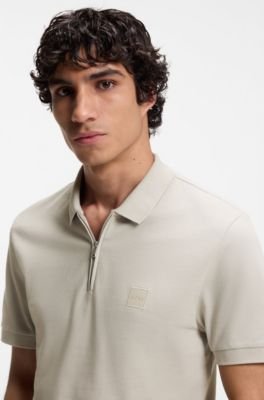 Hugo Boss Stretch-cotton slim-fit polo shirt with logo patch - Image 12