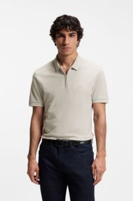 Hugo Boss Stretch-cotton slim-fit polo shirt with logo patch - Image 11