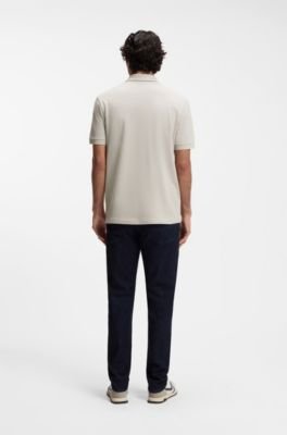 Hugo Boss Stretch-cotton slim-fit polo shirt with logo patch - Image 14