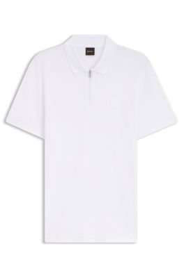 Hugo Boss Stretch-cotton slim-fit polo shirt with logo patch - Image 20