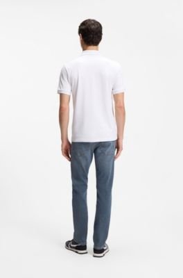 Hugo Boss Stretch-cotton slim-fit polo shirt with logo patch - Image 19