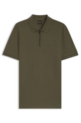 Hugo Boss Stretch-cotton slim-fit polo shirt with logo patch - Image 25
