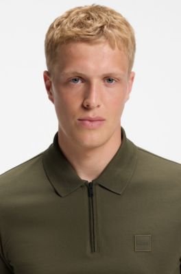 Hugo Boss Stretch-cotton slim-fit polo shirt with logo patch - Image 22