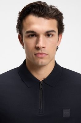 Hugo Boss Stretch-cotton slim-fit polo shirt with logo patch - Image 27