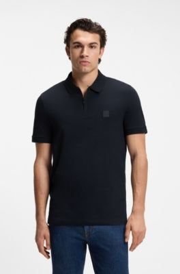 Hugo Boss Stretch-cotton slim-fit polo shirt with logo patch - Image 26