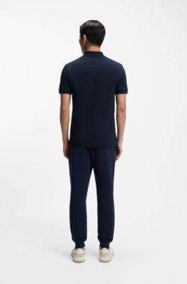 Hugo Boss Stretch-cotton slim-fit polo shirt with logo patch - Image 39