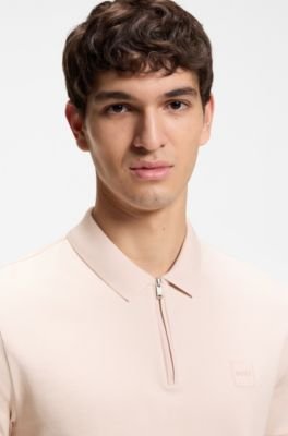 Hugo Boss Stretch-cotton slim-fit polo shirt with logo patch - Image 42