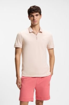 Hugo Boss Stretch-cotton slim-fit polo shirt with logo patch - Image 41