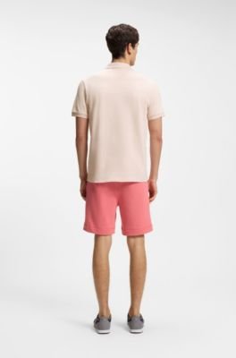 Hugo Boss Stretch-cotton slim-fit polo shirt with logo patch - Image 44